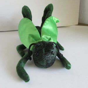 CRICKET GRASSHOPPER Satin & patterned fabric no wire 7" long High Quality